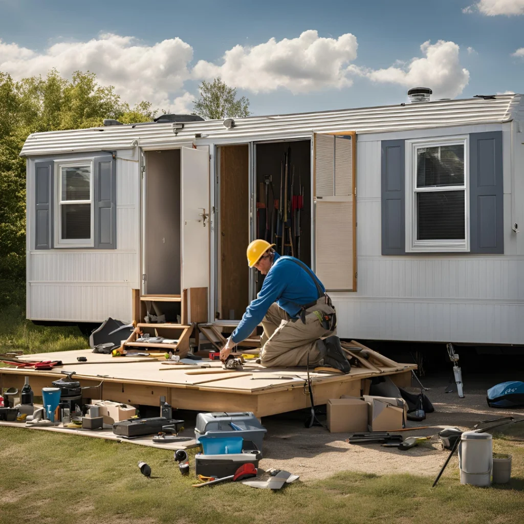 Mobile Home Foundation Repair in Mexia, TX