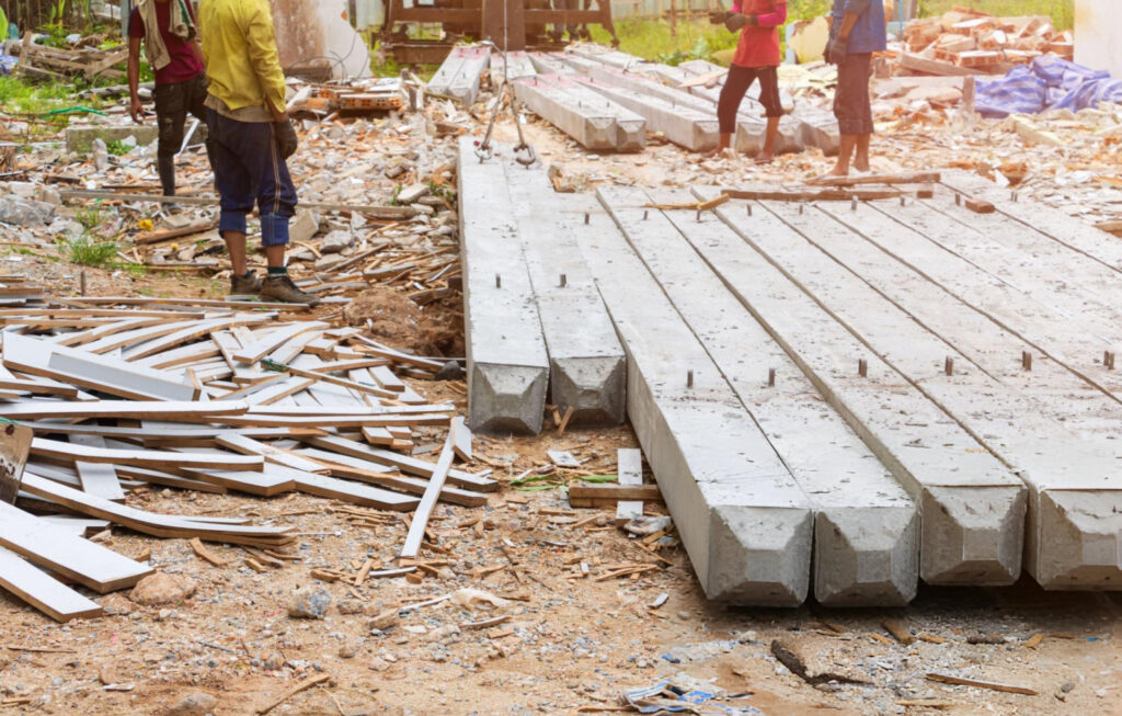 Pressed Concrete Pilings in Mexia, TX