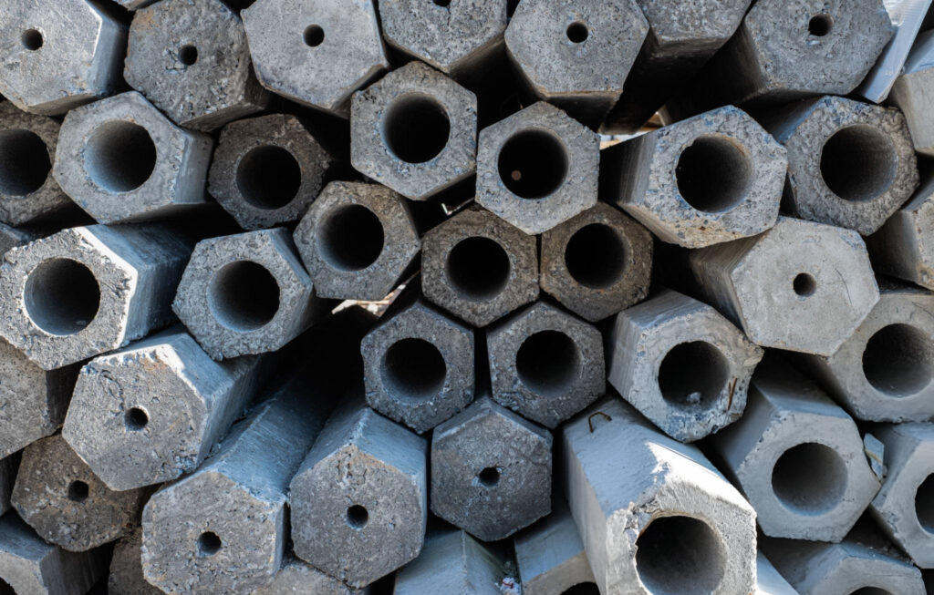 Pressed Concrete Pilings in Mexia, TX