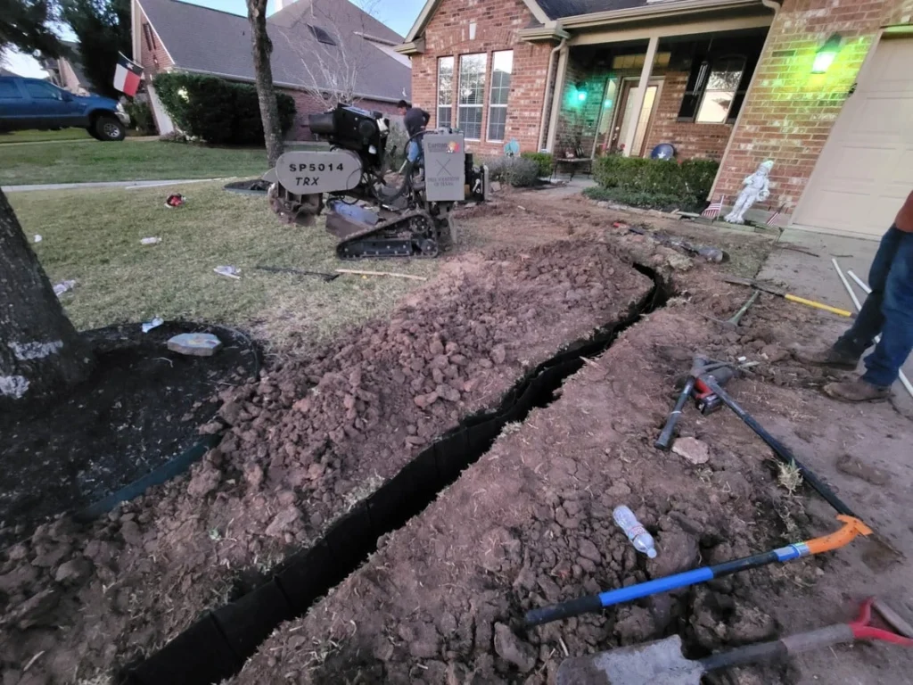 Root Barrier Installation in Mexia, TX